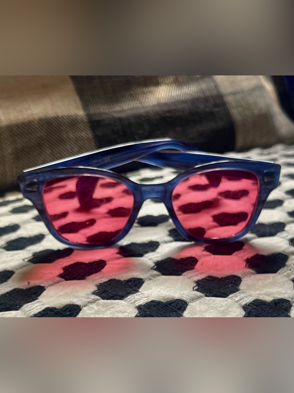 Ray Ban blue tortoise +2.5 premium progressive lens reader sunglasses